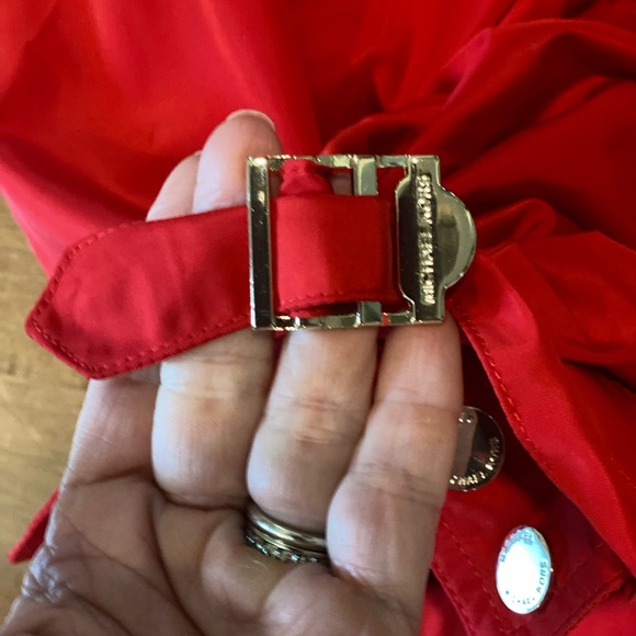 Michael Kors beautiful red spring jacket like new. - Picture 12 of 13